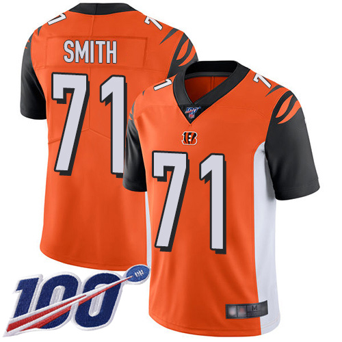 Cincinnati Bengals Limited Orange Men Andre Smith Alternate Jersey NFL Footballl #71 100th Season Vapor Untouchable